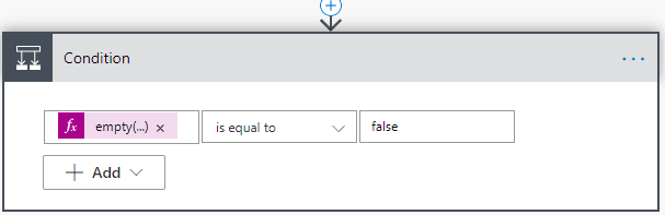 Condition evaluation Power Automate